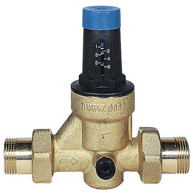 Редуктор давления Watts DRV 1 1/2 1.5-6.5 бар PN25 с отверстием под манометр 10015774