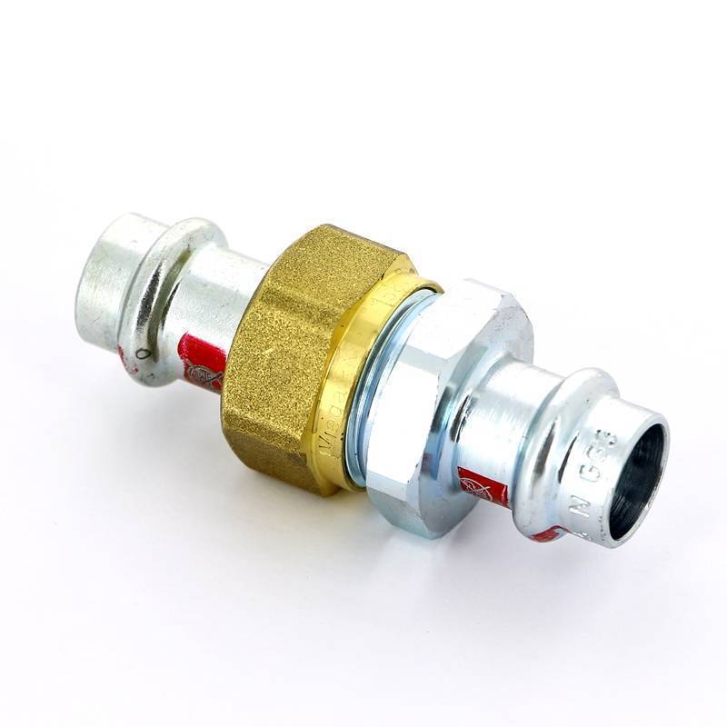 Муфта разъемная Viega Prestabo 15 мм пресс оцинкованная сталь 559304