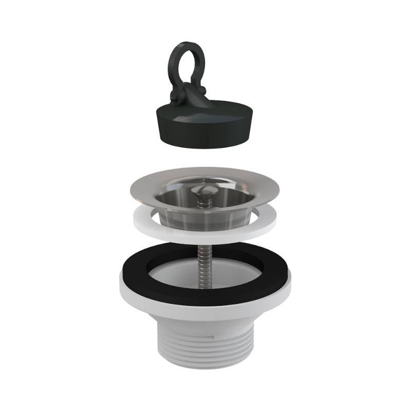 Выпуск для раковины Alcaplast 1 1/4 с нержавеющей решеткой и пробкой A31