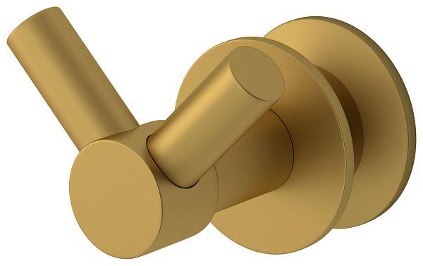 Крючок двойной подвесной Сунержа Виктория для полотенцесушителя матовое золото 032-2010-0002