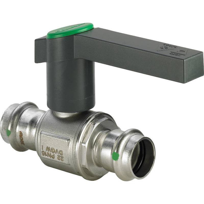 Кран шаровой Viega Easytop Inox 22 пресс нержавеющая сталь SC-Contur 554743