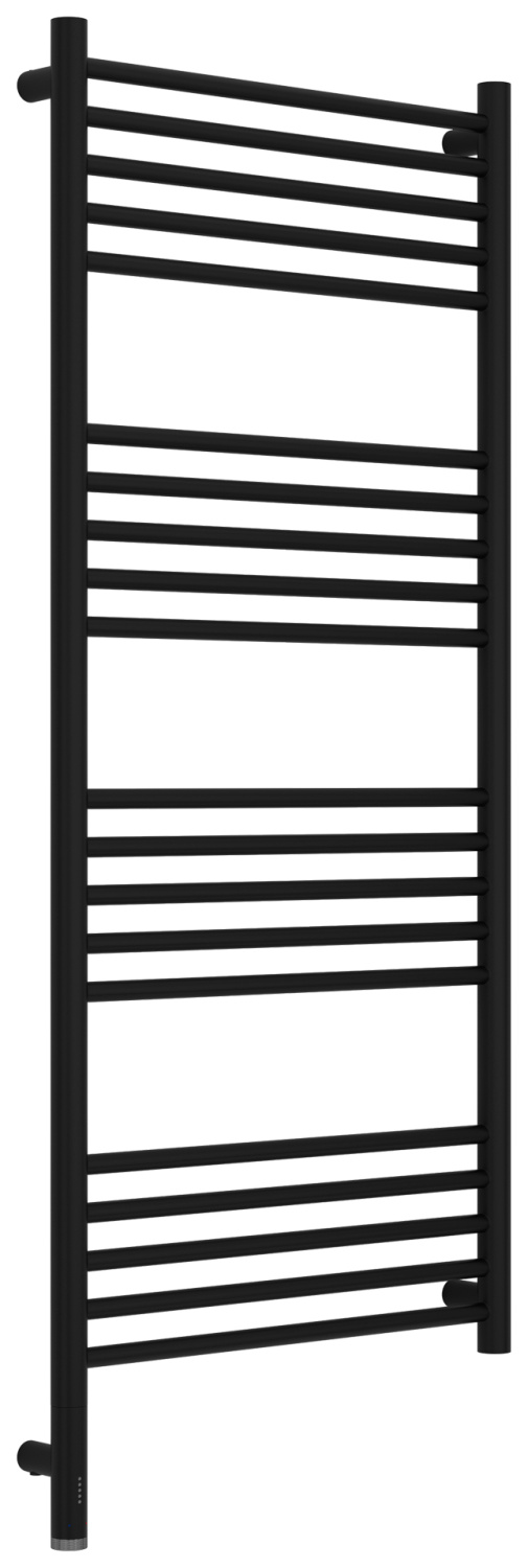 Полотенцесушитель электрический Сунержа Богема 3.1 прямая 500x1200 мм левый черный матовый 31-6004-1250