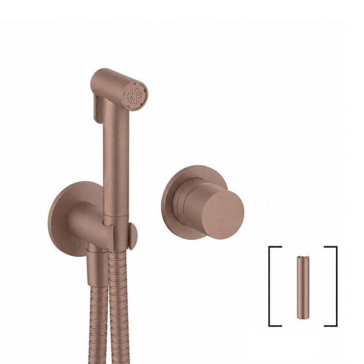 Гигиенический душ Fantini Nostromo Small Matt Copper PVD 50P9E857B