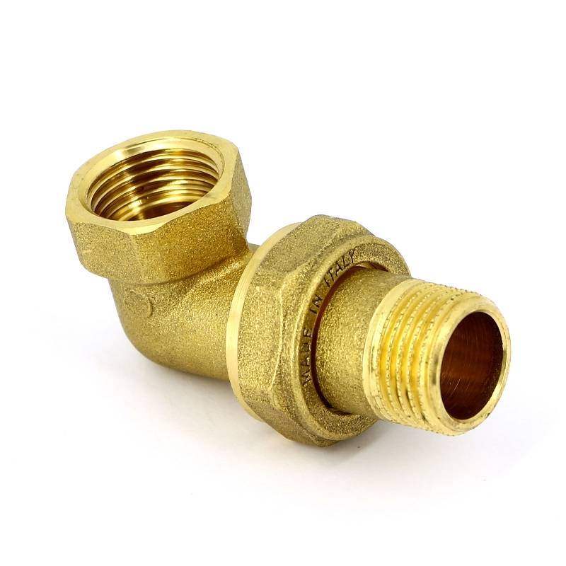 Разъемное соединение НВ Uni-Fitt 3/4 угловое с плоской прокладкой 652G3000