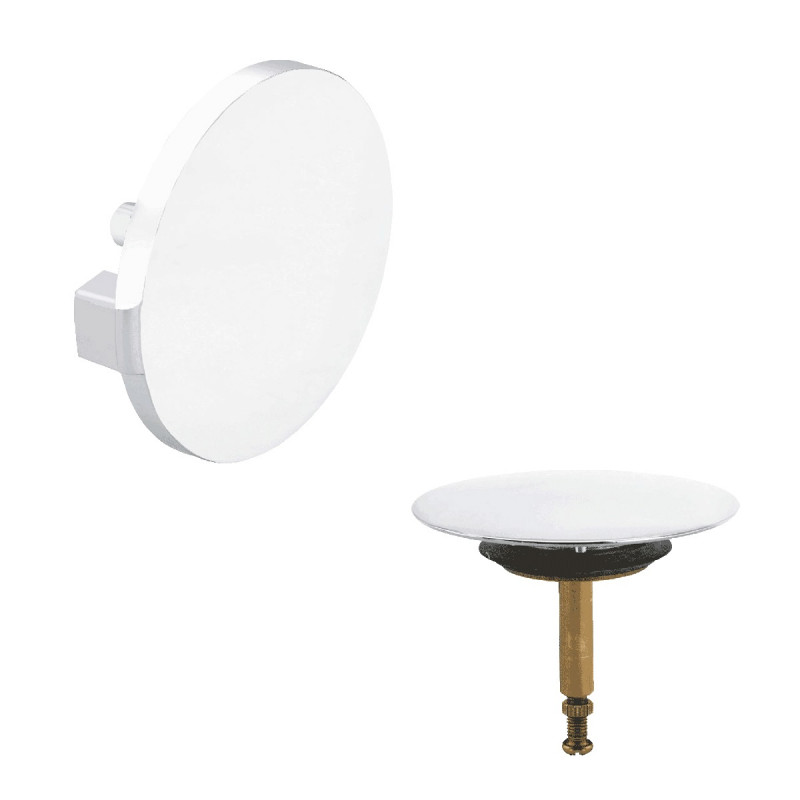 Комплект накладок для слива-перелива Viega Multiplex Visign M5 белый 735883