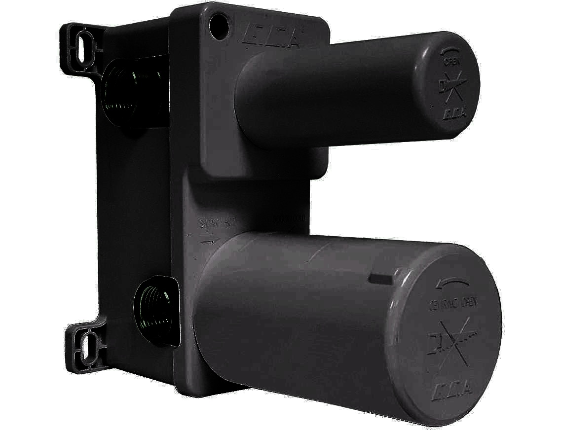 Скрытая часть смесителя TOPAZ на 3 режима матовый черный 102166301C1EX