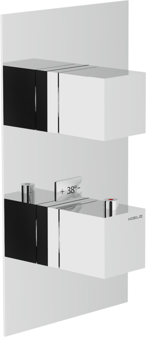 Смеситель для ванны термостатический Paffoni Seven внешняя часть хром WE00102/QCR