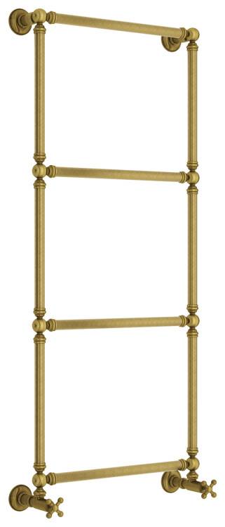 Полотенцесушитель водяной Сунержа Ренессанс 1304 1200x500 мм нижнее подключение состаренная бронза 05-0280-1250
