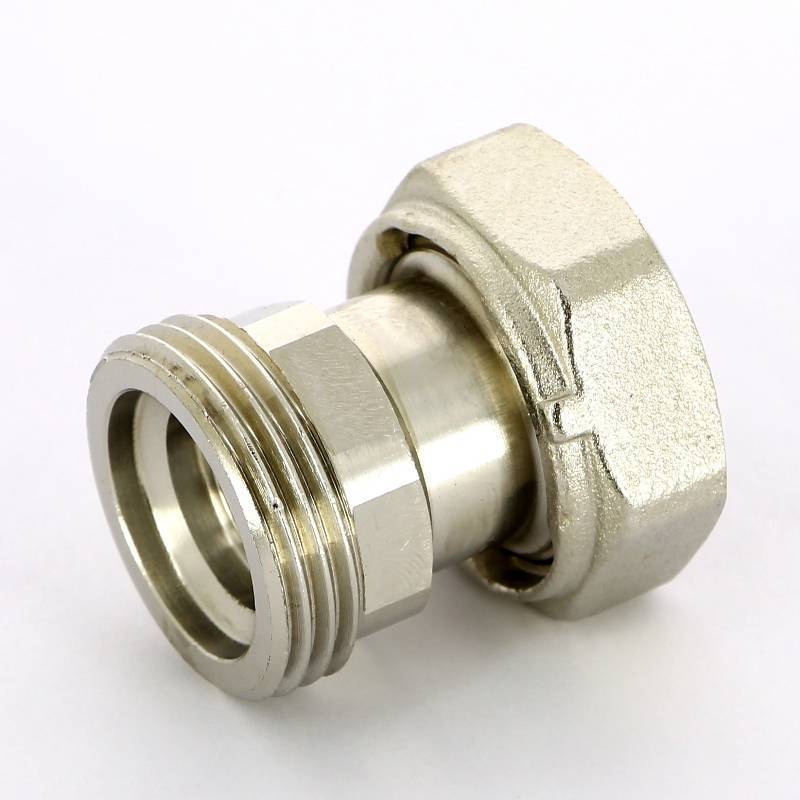 Соединение с накидной гайкой НВ Uni-Fitt 1 никелированное с обратным клапаном 623N4000