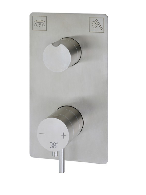 Смеситель для душа Cisal Xion встраиваемый нержавеющая сталь XI008104D1