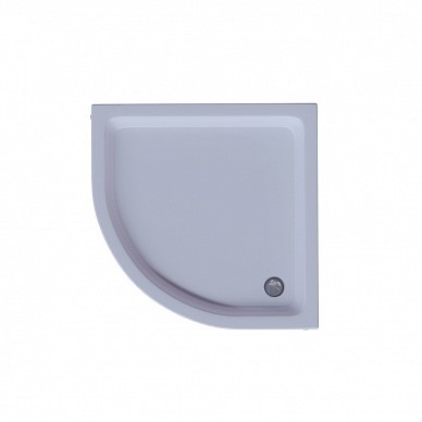 Поддон душевой D-Pol акриловый 1/4 круга 100x100x15 см с ножками и панелью DPA-0000002