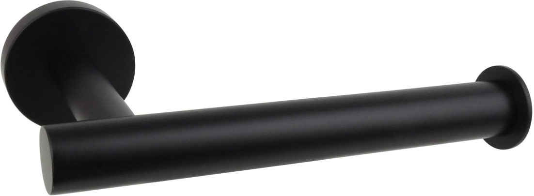 Бумагодержатель Aquanet ВЕГА матовый черный AQ4008MB