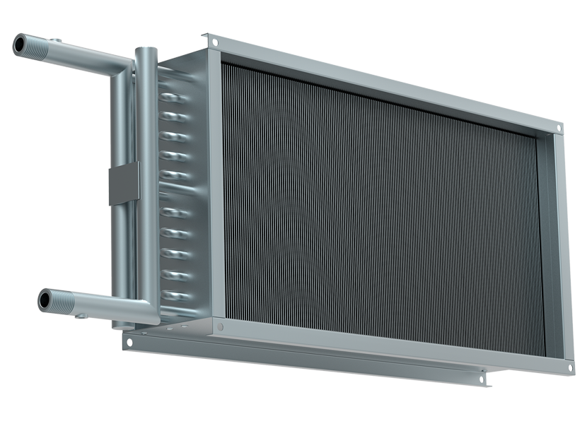 Водяной нагреватель для прямоугольных каналов SHUFT WHR 700x400-2 НС-0006972