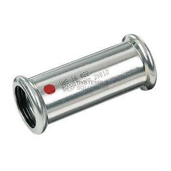 Муфта скользящая из углеродистой стали SANHA SANHA-Therm 28 мм пресс-пресс 124270S28