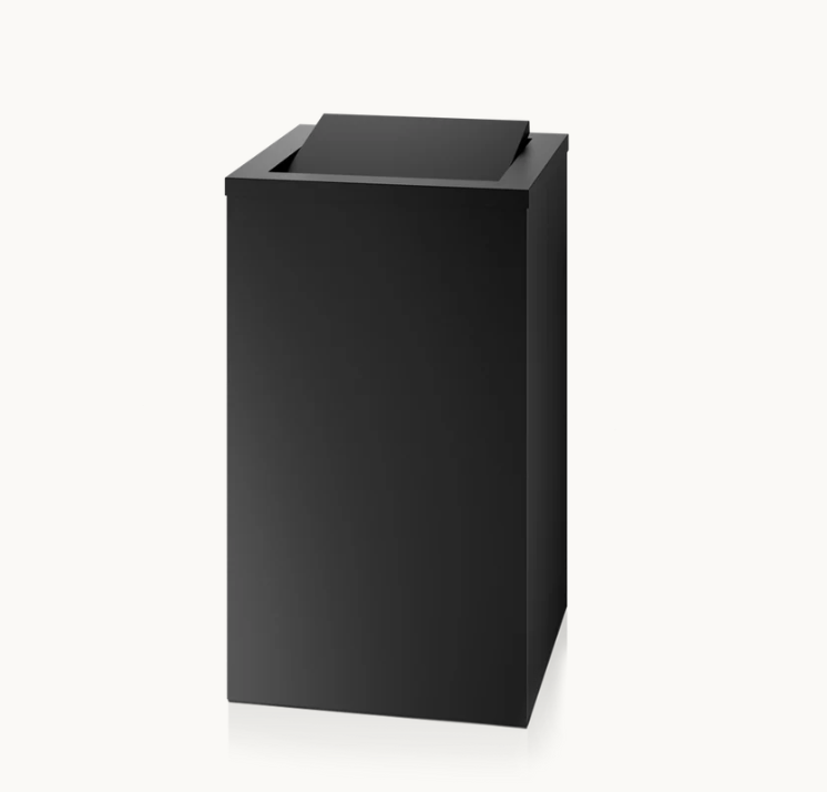 Корзина для белья Decor Walther 320x320x580 мм нержавеющая сталь черный матовый 0610960