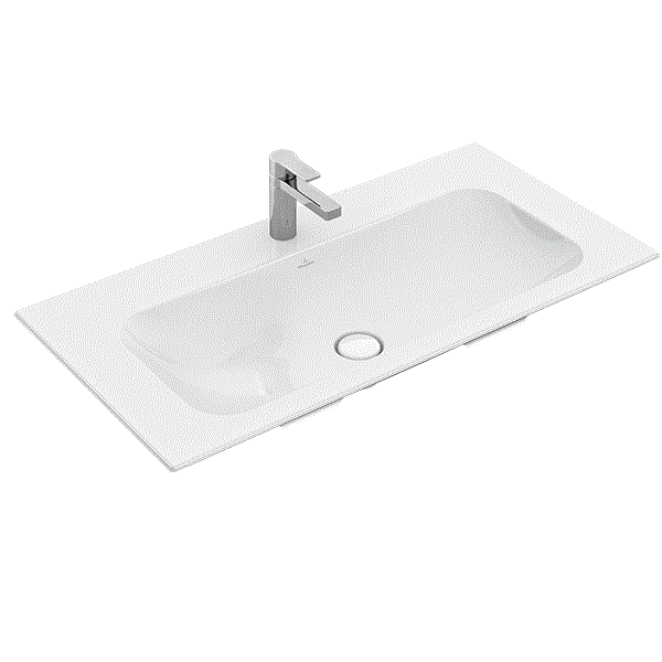 Раковина Villeroy & Boch Finion 1000х500х100 мм CeramicPlus альпийский белый 4164ABR1