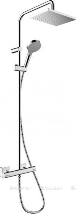 Душевая система Hansgrohe Vernis Shape Showerpipe 230 с термостатом хром 26319000