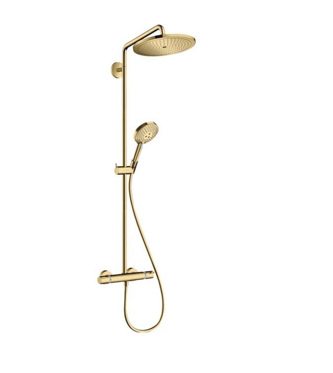 Душевая система Hansgrohe Vernis Blend Showerpipe 200 с термостатом хром 26891140