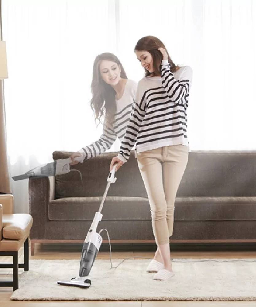 Пылесос вертикальный Deerma DX118C Gray+White DX118C