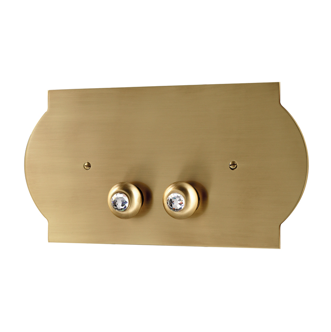 Клавиша смыва 3SC Plaque латунь SPL00OLSW