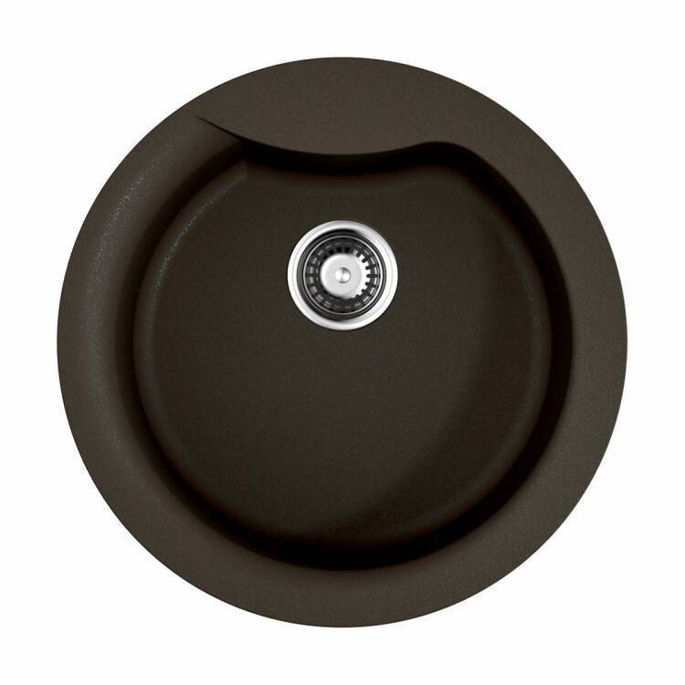 Кухонная мойка OMOIKIRI Yasugata 50 485x485 мм темный шоколад 1 отверстие 4993211