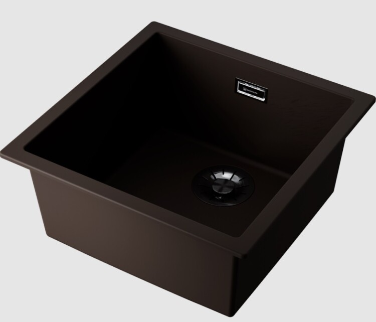 Мойка, Omoikiri, Yamakawa, шгв 456-456-220, отверстия для смесителя-отсутствуют, цвет-мокко