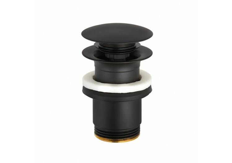 Донный клапан для раковины Kludi 1 1/4 черный матовый 104263900