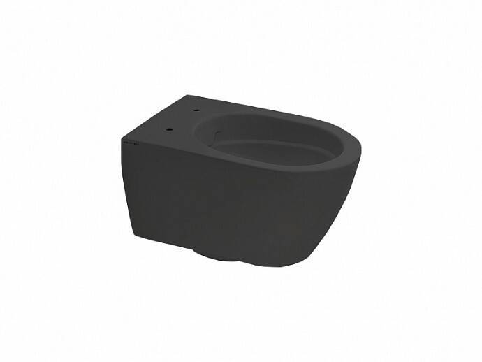 Унитаз подвесной Scarabeo Moon 360х505х360 мм BIOKER Ardesia 5520/CL-49BK