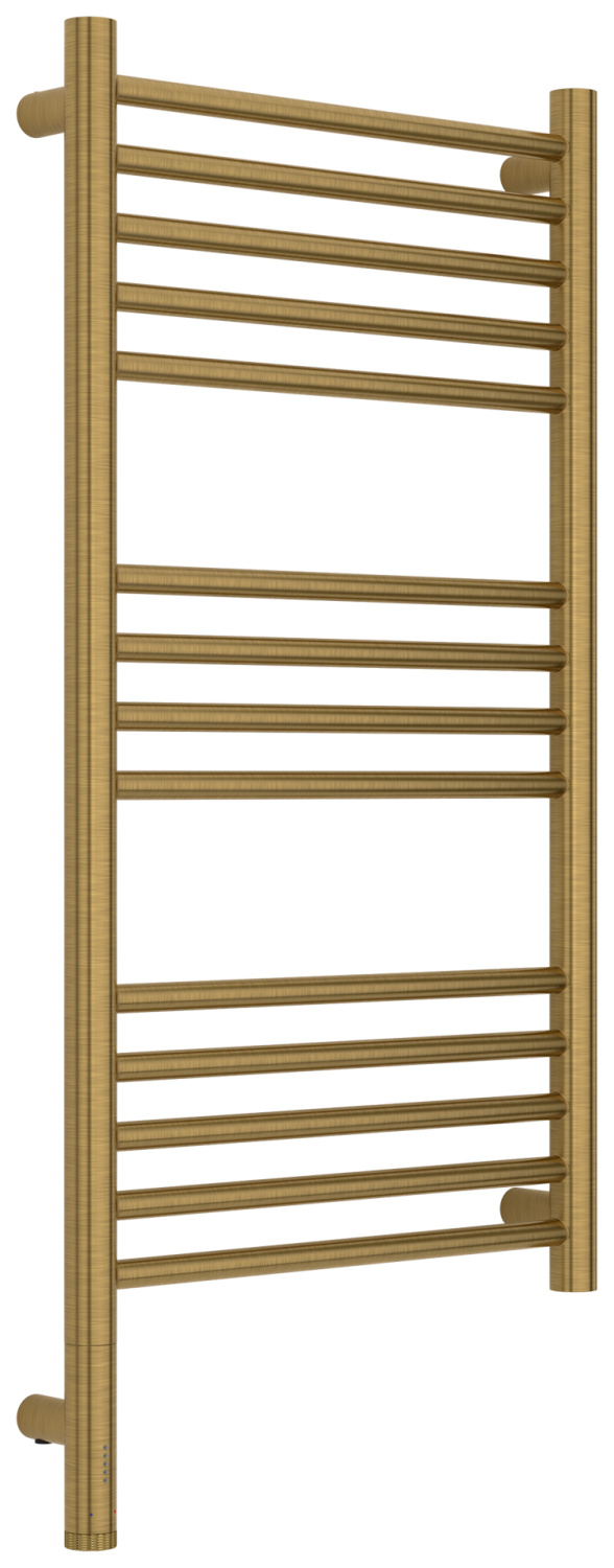 Полотенцесушитель электрический Сунержа Богема 3.1 прямая 400x800 мм левое состаренная латунь браш 051-6004-8040