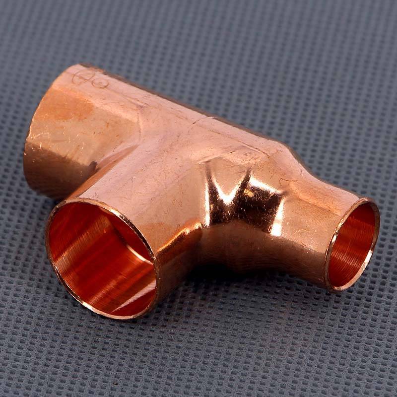 Тройник медный под пайку Viega 22х22х15 мм 102456