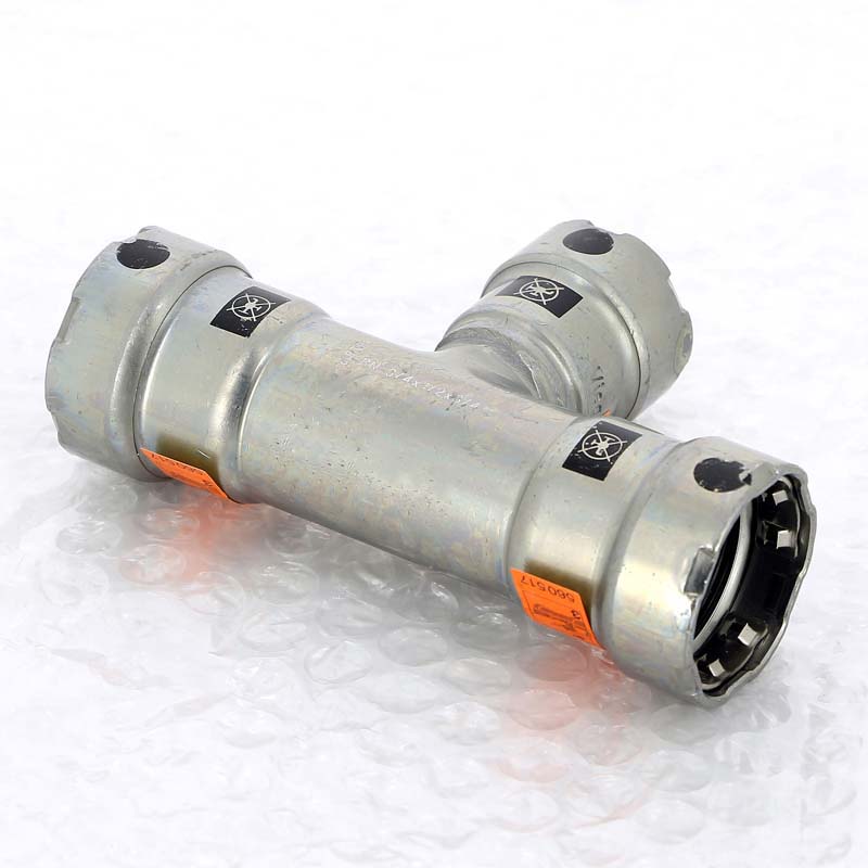 Тройник пресс Megapress Viega 3/4x1/2x3/4 695026