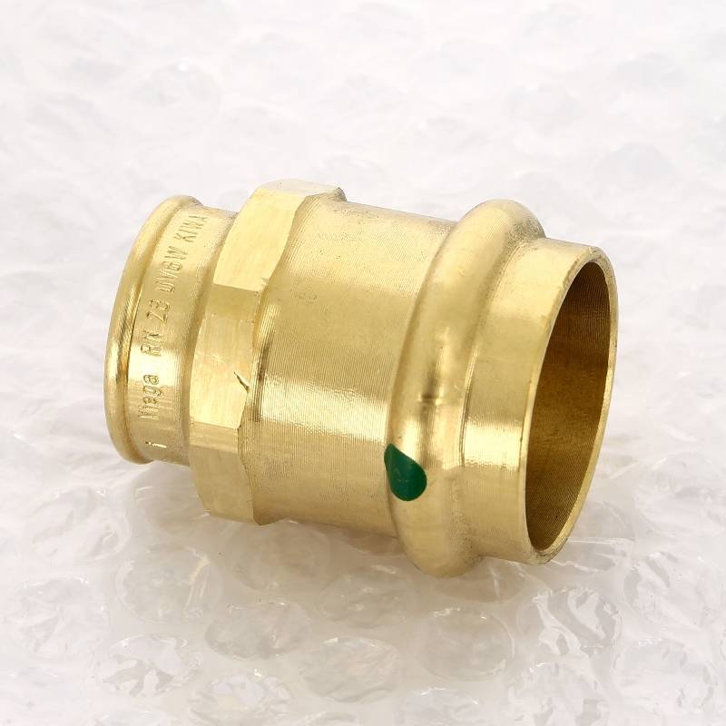 Муфта пресс с наружной резьбой Viega Profipress G 28 мм х 1/2 бронза 428174