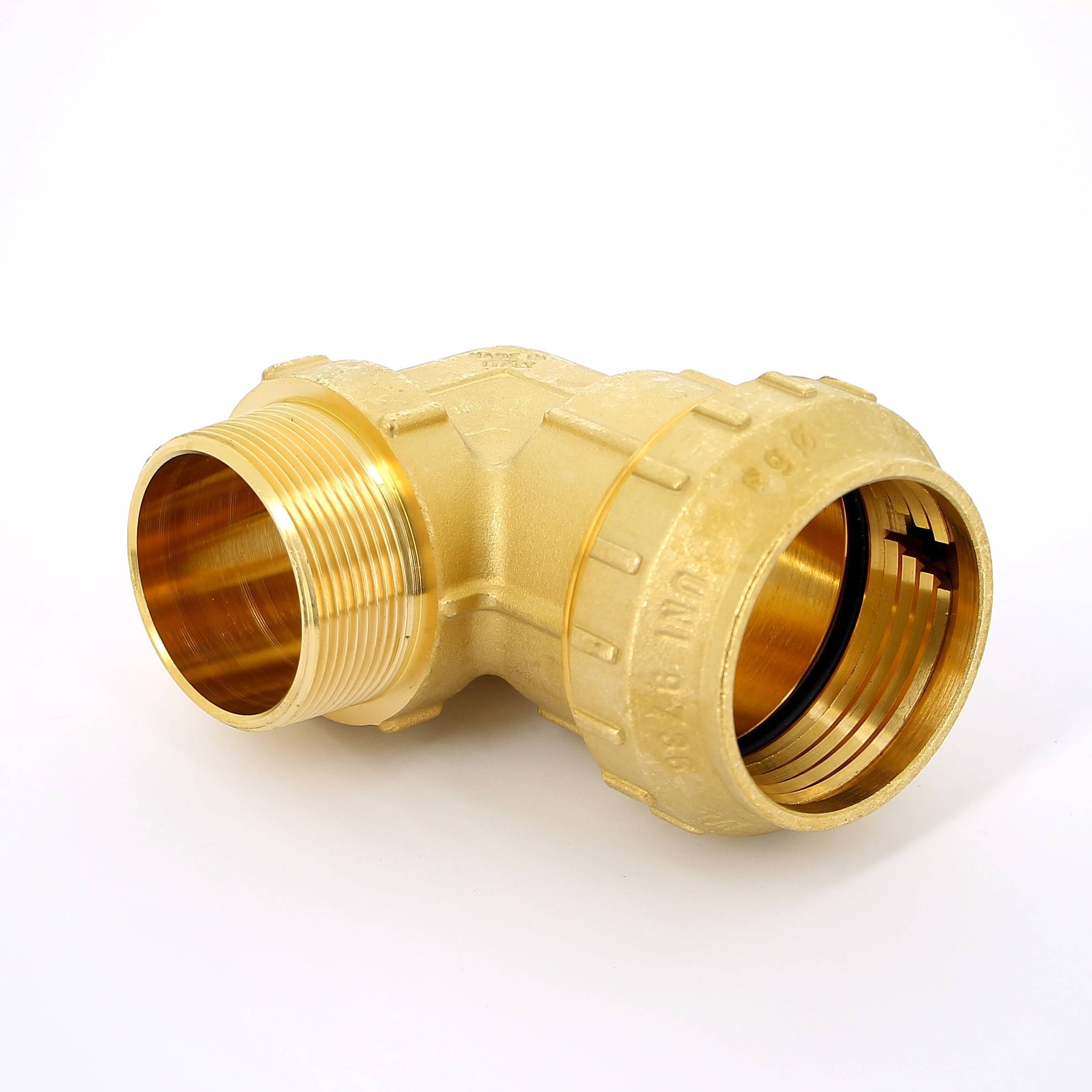 Угольник обжимной Tiemme 3464CR 63х2 наружная резьба 3400062