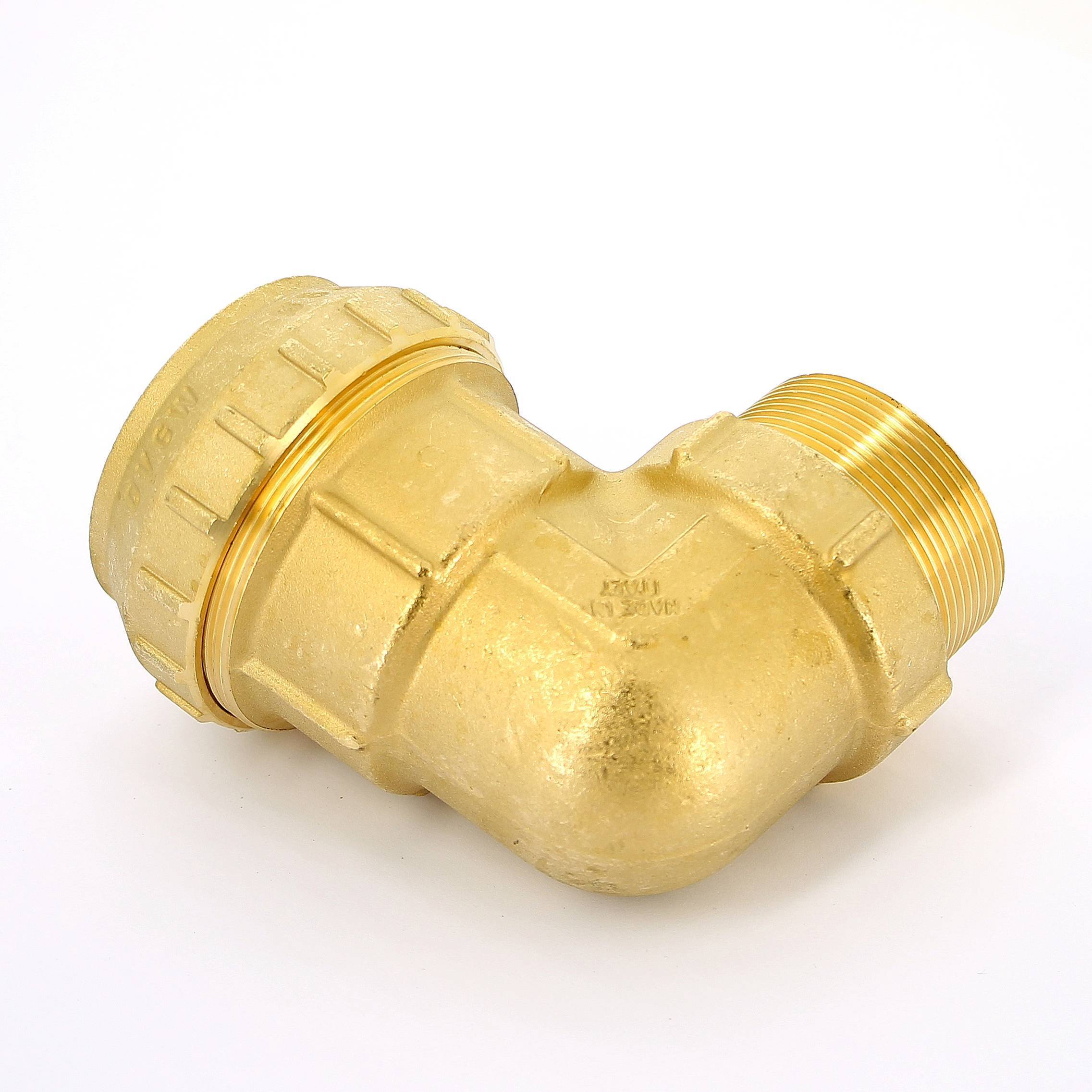 Угольник обжимной Tiemme 3464CR 63х2 наружная резьба 3400062