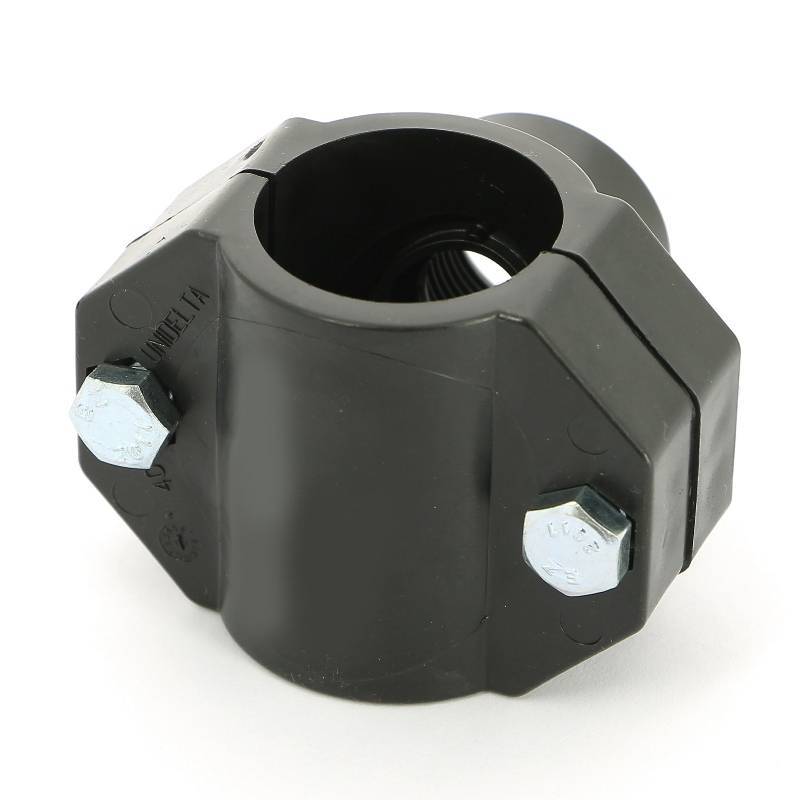 Седловая врезка Unidelta 40х3/4 2 болта для труб ПНД 1019040003