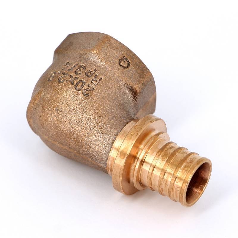 Угольник-переходник REHAU RAUTITAN RX+ 20х3/4 ВР бронза 456356