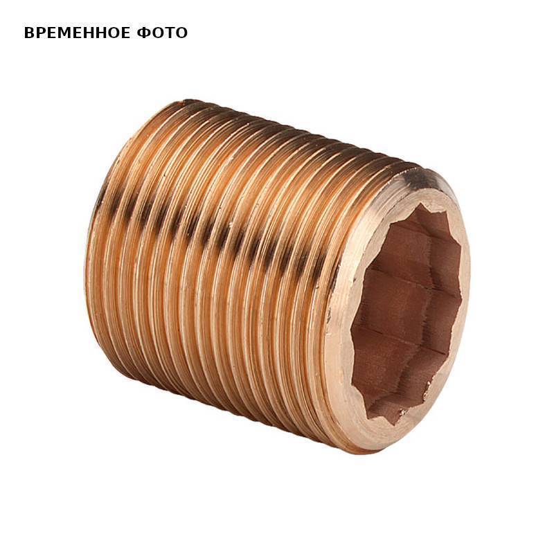 Ниппель удлиненный Viega модель 3535 1 x 100 мм бронза 319229