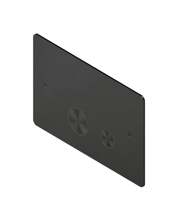 Клавиша смыва Quadro design Complements 250x160 мм для унитаза цвет золото черное PC0011ON