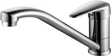 Смеситель для кухни Lemark Pramen с поворотным изливом хром LM3304C