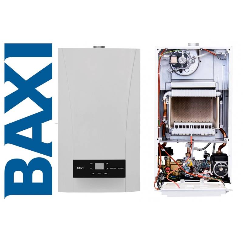 Котел газовый настенный BAXI ECO NOVA 24F двухконтурный 24 кВт 100021428