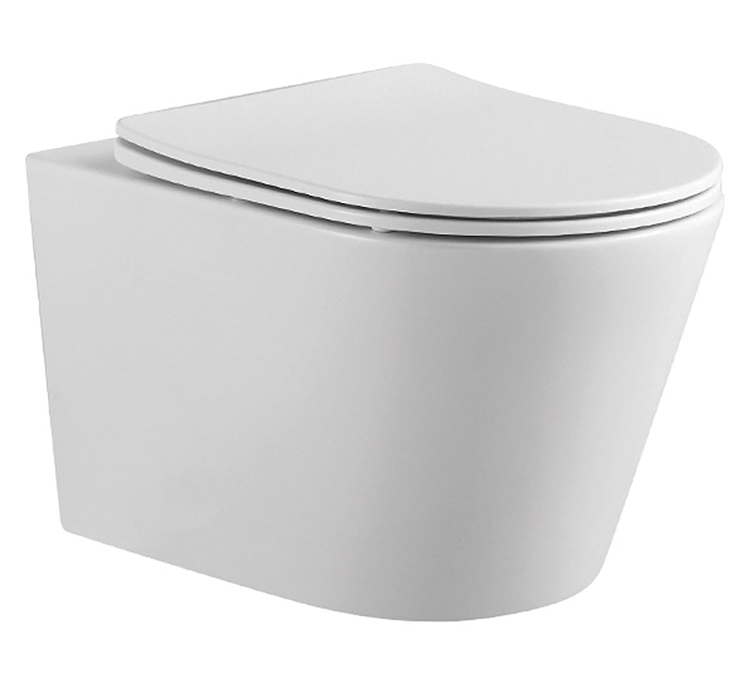 Унитаз подвесной безободковый Aquatek Вега 525х360х320 мм с сиденьем микролифт AQ1905-00