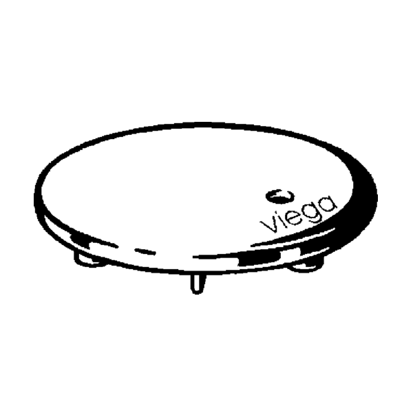 Крышка донного клапана Viega V1 белая 560805