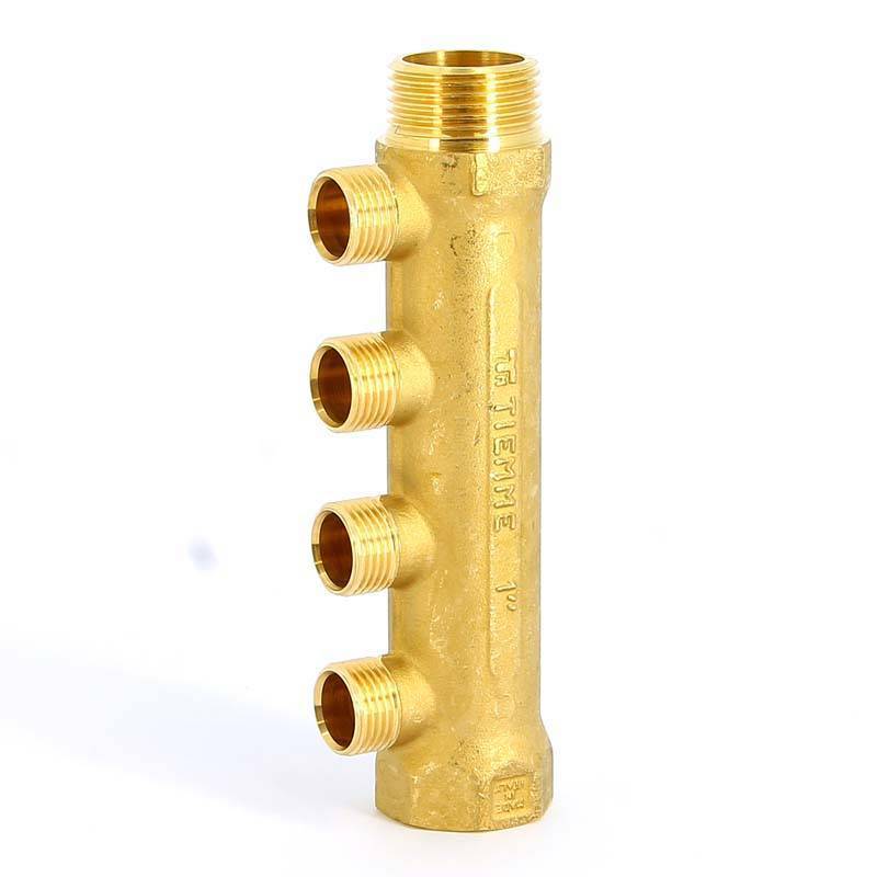 Коллектор Tiemme 1910 1 НВ 4 выхода 1/2 Н 36 мм 1910005