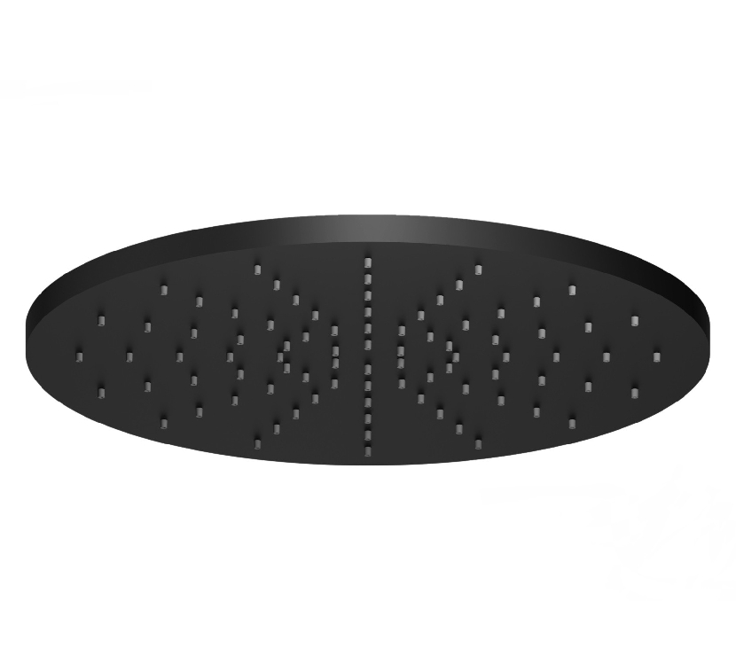 Верхний душ Rossinka AD139/63BM 30 см матовый черный AD139/63BM