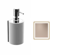 Дозатор для жидкого мыла Bertocci Easy настольный цвет Brushed Nickel 13009486050