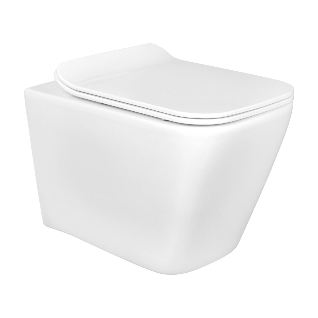 Унитаз подвесной безободковый Aquatek Дельта 480х350х320 мм с сиденьем микролифт AQ1911-00