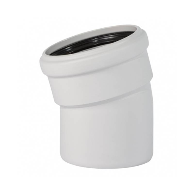 Отвод канализационный Ostendorf Skolan Safe 110 мм 15° 335100