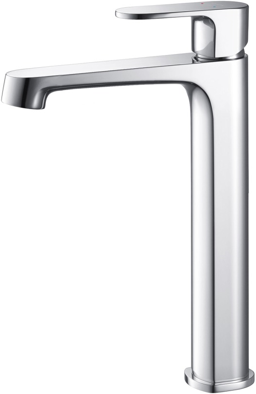 Смеситель для раковины высокий Aquanet Oberon 240 мм хром AQ1204CR