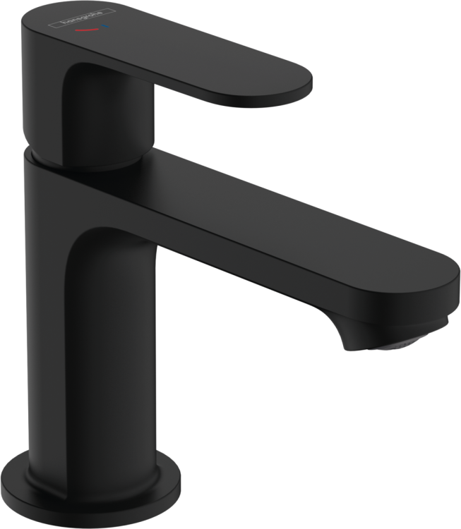 Смеситель для раковины Hansgrohe Rebris S 80 CoolStart EcoSmart Matt Black 72586670
