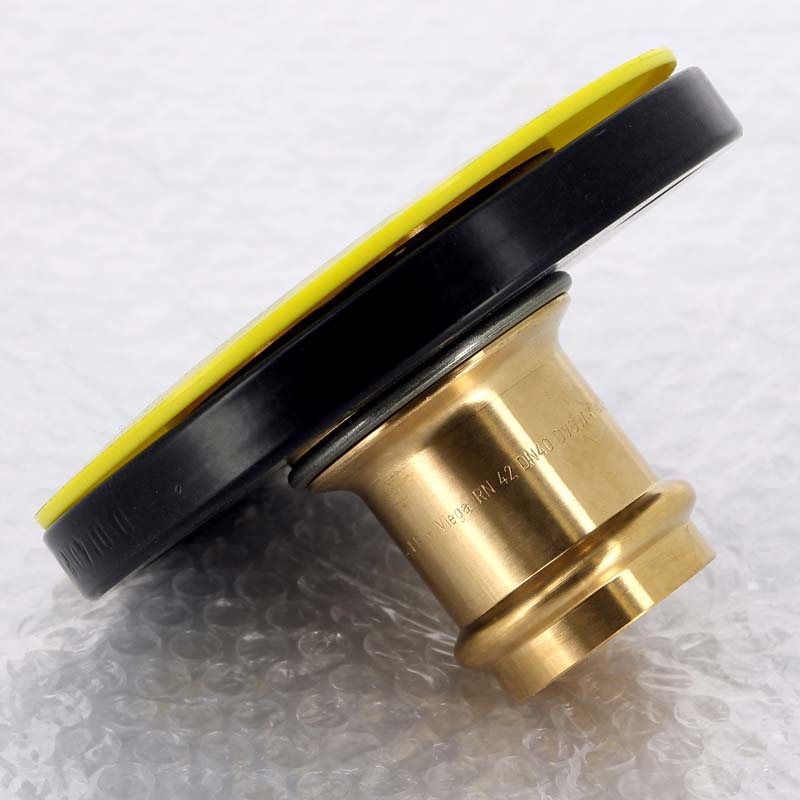 Переход фланец-пресс Viega Sanpress DN40 42 мм бронза 479886